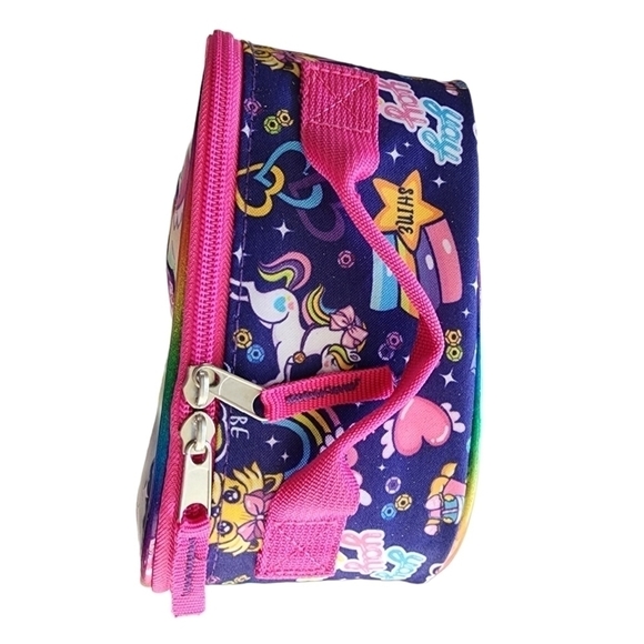 Nickelodeon JoJo Siwa rainbow Unicorn bright lunchbox - Picture 2 of 12